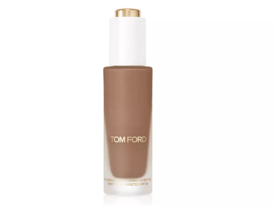 Fond de ten lichid Tom Ford Soleil Glow, nuanța 10.0 Castană, SPF 30, 30 ml