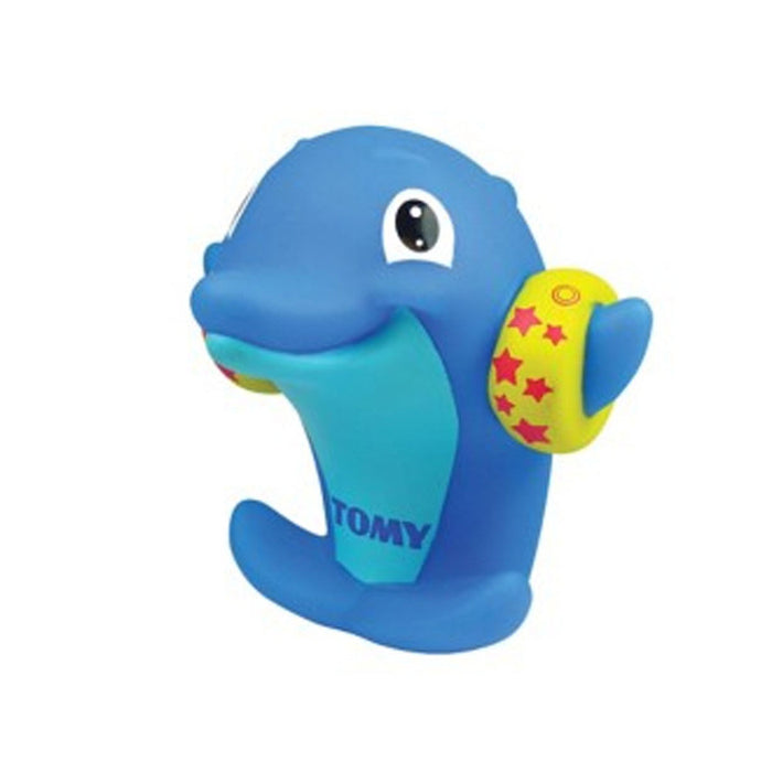 Jucărie de baie Tomy Toomies Water Whistlers, delfin, de la 9 luni