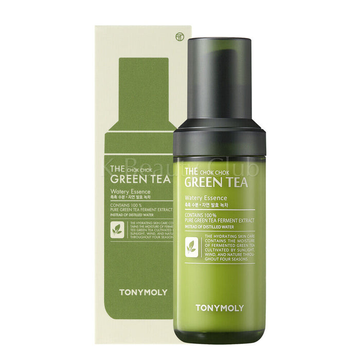Esență de față TonyMoly The Chok Chok Green Tea, hidratantă, 55 ml