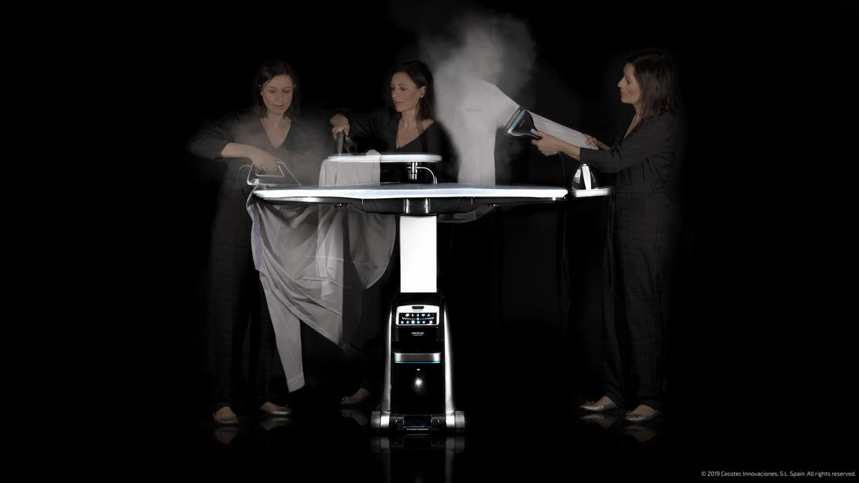 Stație de călcat profesională Cecotec Total Iron 7000 SteamPro, rezervor 2,8 l, presiune 5 bar, abur 220 g/min