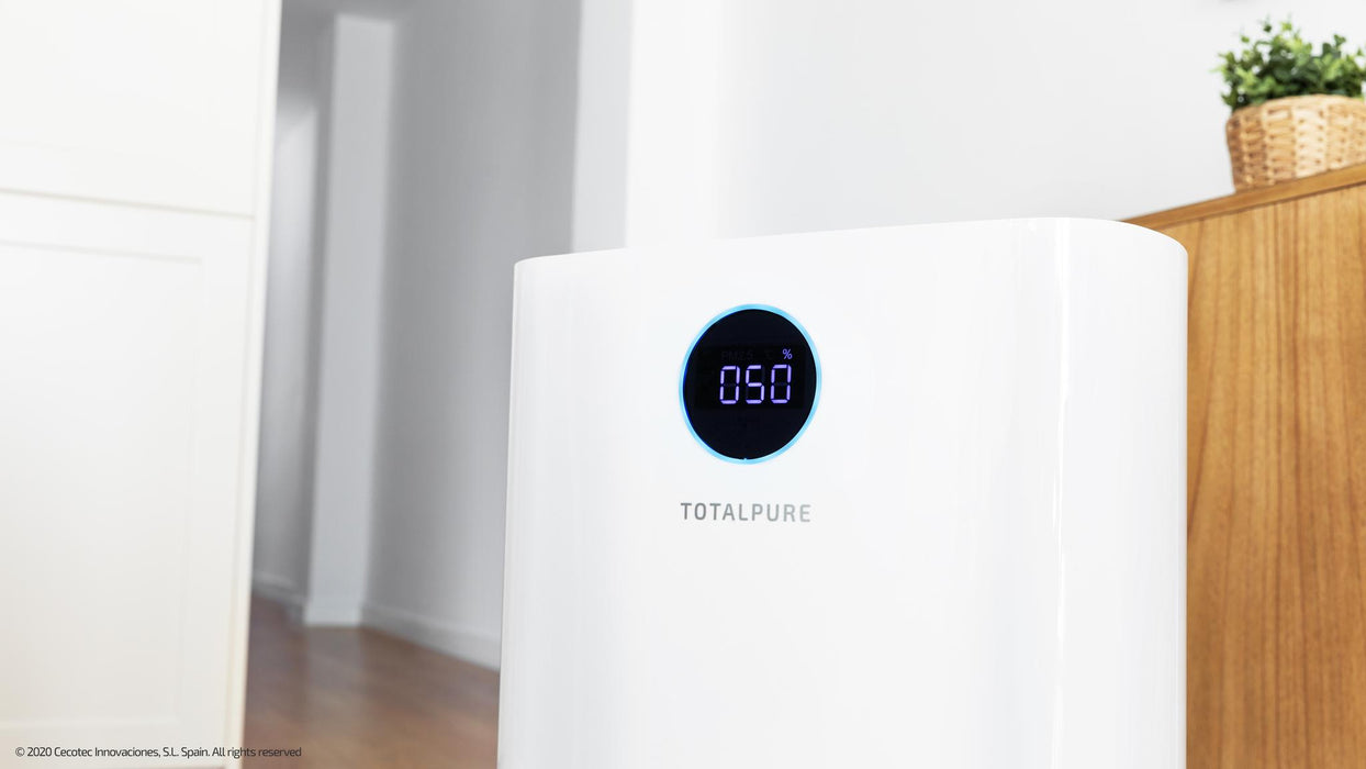 Purificator de aer Cecotec TotalPure 5000 Connected, CADR 400 m³/h, acoperire 130 m³, 30 W