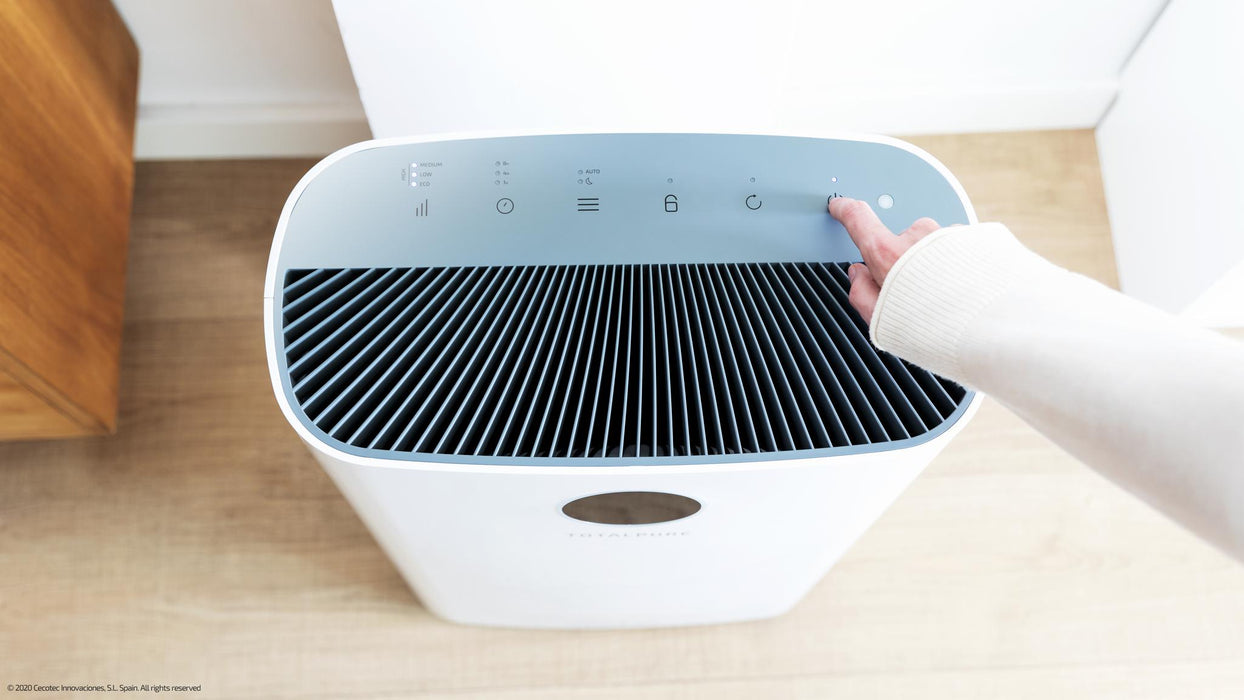 Purificator de aer Cecotec TotalPure 5000 Connected, CADR 400 m³/h, acoperire 130 m³, 30 W
