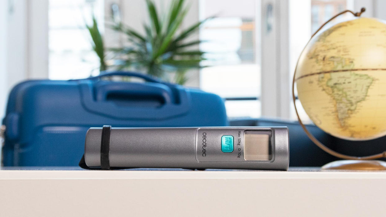Cântar digital pentru bagaje Cecotec TravelControl 5000 EcoPower, 50 kg, 14,2 cm