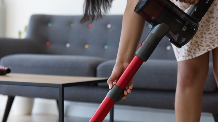 Aspirator vertical fără cablu Cecotec Evvo Ai25, 200 W, autonomie până la 45 min, 2 viteze