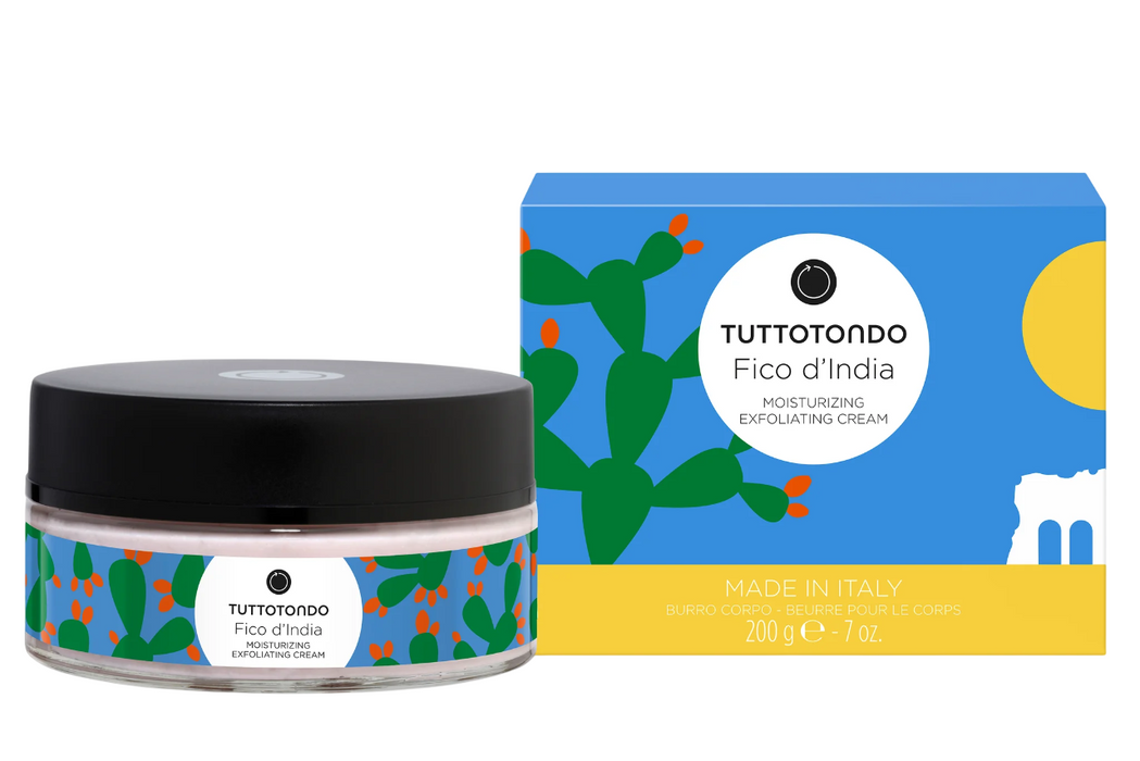 Cremă exfoliantă de corp Tuttotondo Fico D'India, hidratantă, 200 g