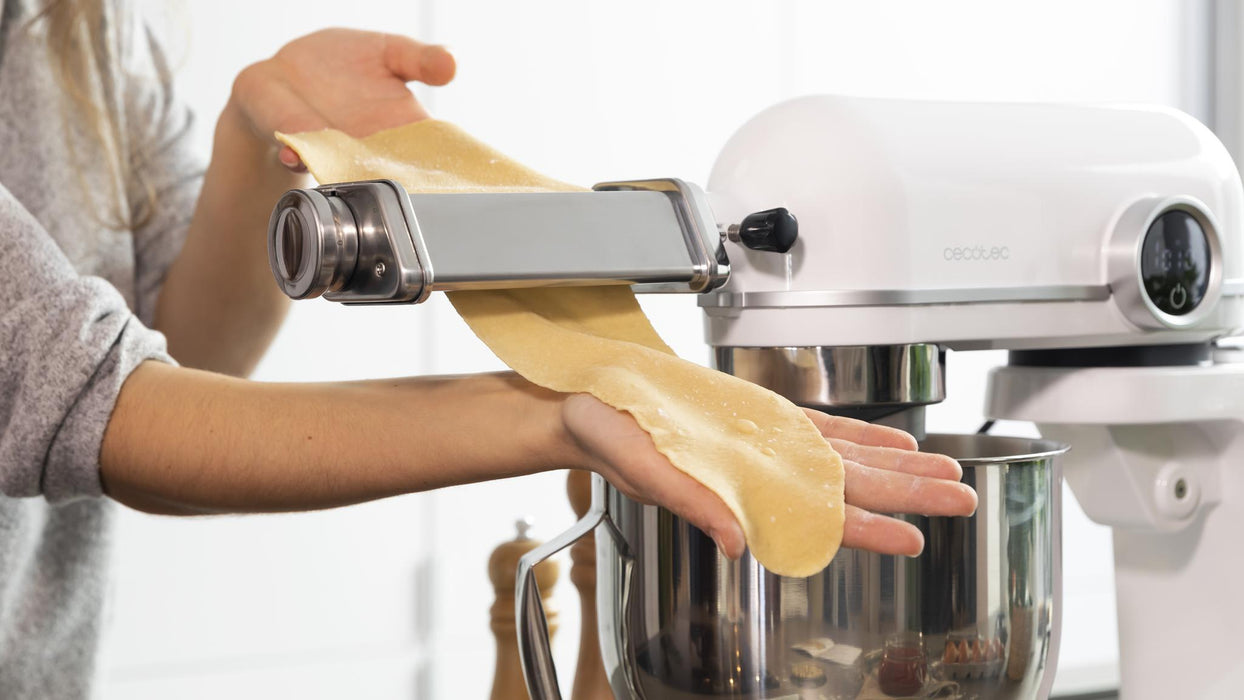 Set accesorii pentru paste Cecotec Twist&Fusion Pasta, 3 accesorii, 8 trepte, oțel