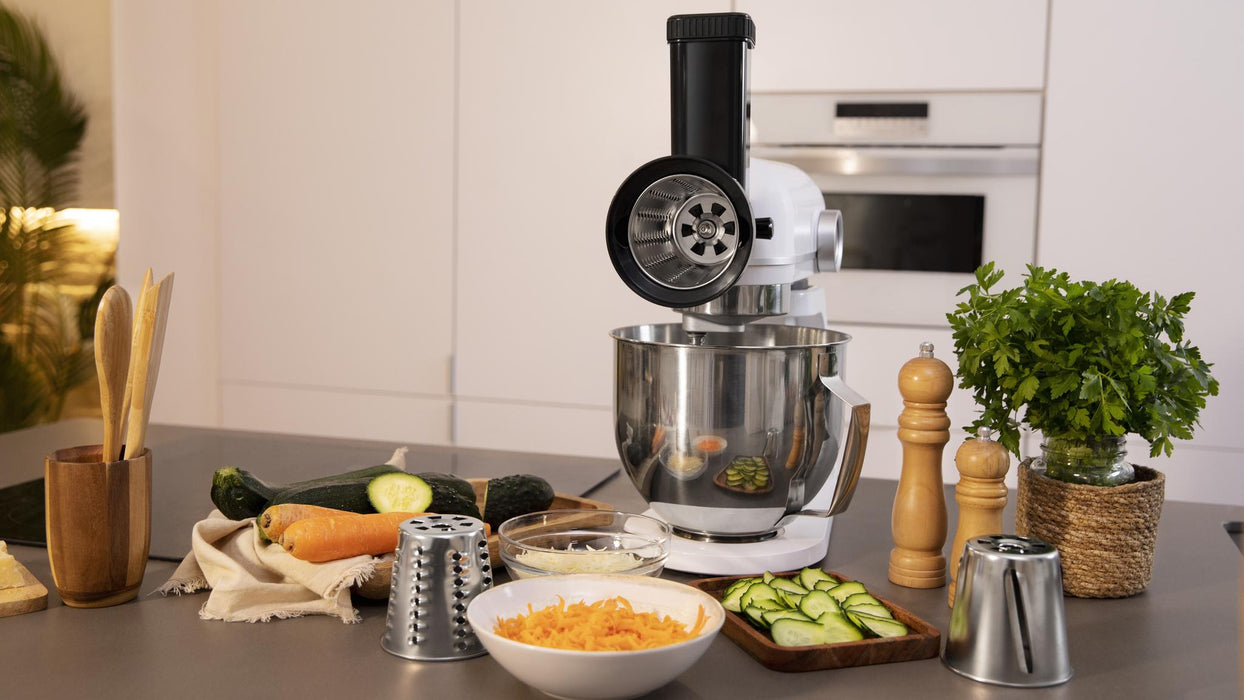 Accesoriu pentru mixer cu bol Cecotec Twist&Fusion Salad, 3 lame din inox, 32 × 32 × 32 cm, negru