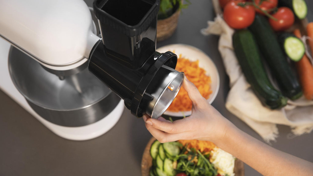 Accesoriu pentru mixer cu bol Cecotec Twist&Fusion Salad, 3 lame din inox, 32 × 32 × 32 cm, negru