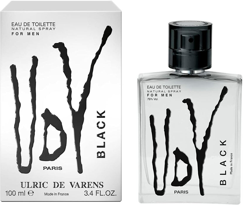 Apă de toaletă Ulric De Varens Black, pentru bărbați, 100 ml