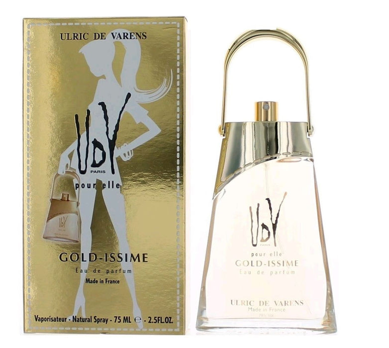 Apă de parfum Ulric De Varens Gold Issime, pentru femei, 75 ml