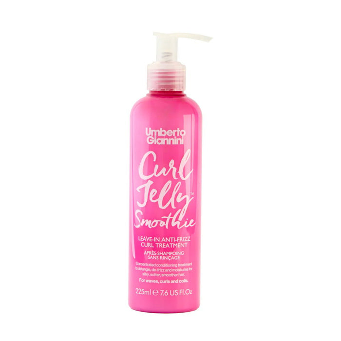 Balsam de păr fără clătire Umberto Giannini Curl Jelly Smoothie, hidratant, anti-frizz, 225 ml