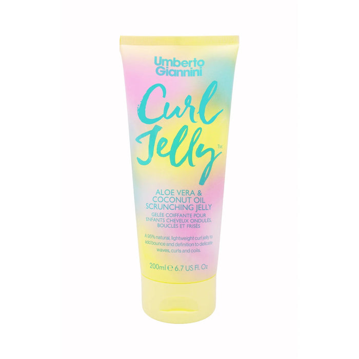 Gel de coafat Umberto Giannini Curl Jelly, definire bucle, controlul electrizării, fixare medie, 200 ml