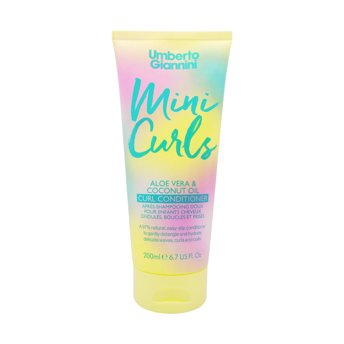 Balsam de păr Umberto Giannini Mini Curls, hidratant și pentru descurcarea părului, pentru păr creț, 200 ml