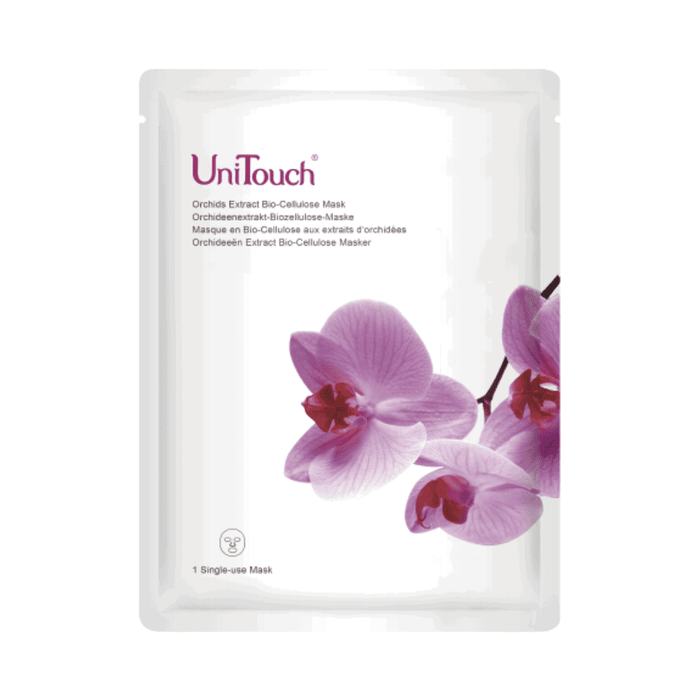 Mască facială UniTouch Bio-Cellulose, hidratantă, cu extract de orhidee, 26 ml, tester