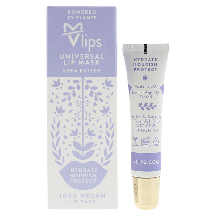 Mască pentru buze V-Lips Hydrate Nourish Protect, hidratantă, cu unt de shea, 10 g