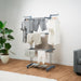 Uscător haine vertical, InnovaGoods, Dolver, pliabil, 24 bare, gri