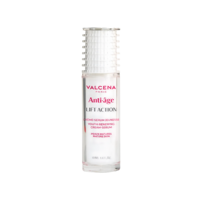 Cremă-ser de față Valcena Lift Action, antiîmbătrânire, pentru ten matur, 40 ml
