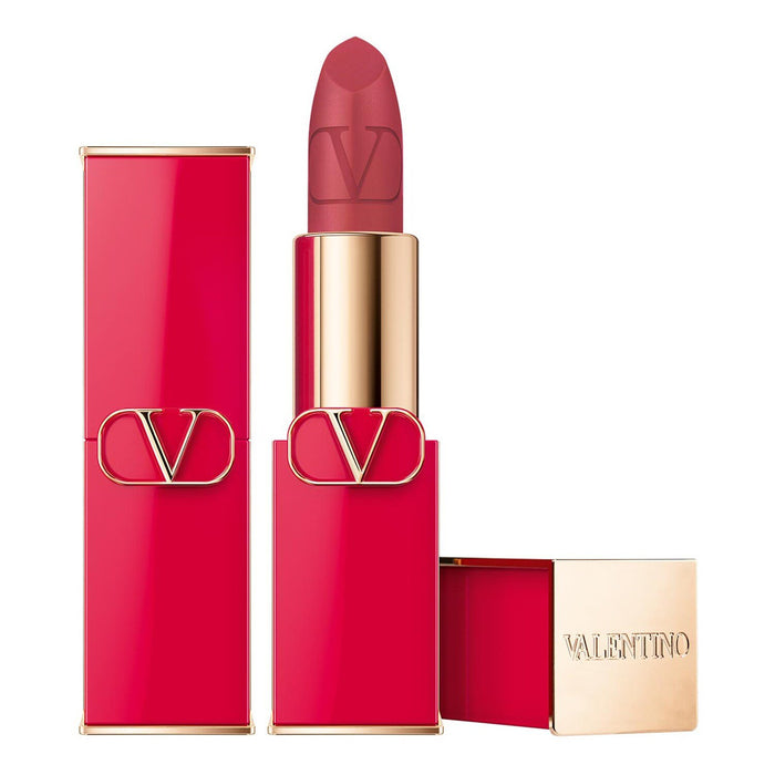 Ruj cremos Valentino Rosso, mat, nuanța 110R, reîncărcabil, 3,5 g