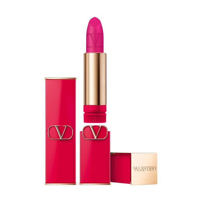 Ruj cremos Valentino Rosso, mat, nuanța 302R, reîncărcabil, 3.5 g
