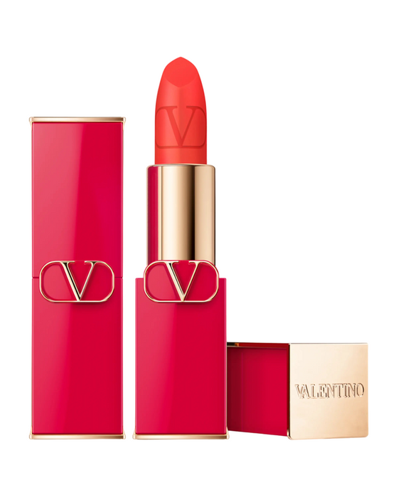 Ruj cremos Valentino Rosso, mat, nuanța 403A, reîncărcabil, 3.5 g