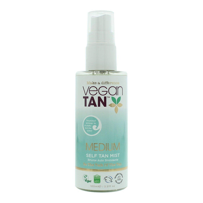 Ceață autobronzantă Vegan Tan Medium, pentru față și gât, 100 ml