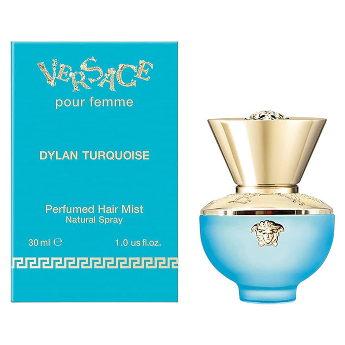 Ceață parfumată pentru păr Versace Dylan Turquoise, 30 ml