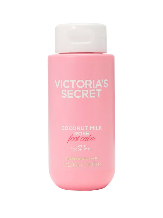 Cremă de duș Victoria's Secret Coconut Milk & Rose, hidratantă și de curățare, 296 ml