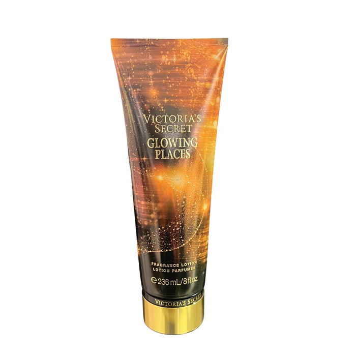 Loțiune de corp Victoria's Secret Glowing Places, hidratantă, de zi și de noapte, 236 ml