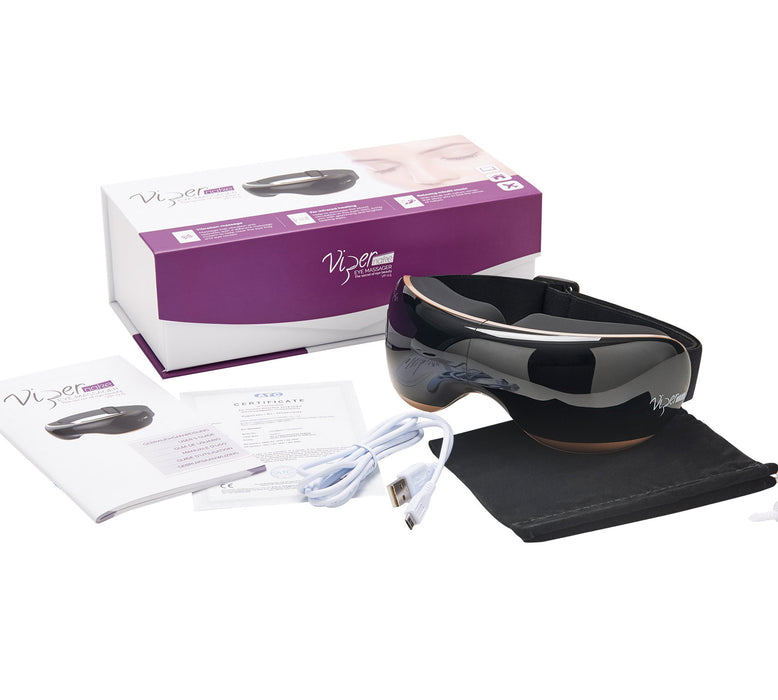 Masajer pentru ochi ViperPharm Vipernake, wireless, negru