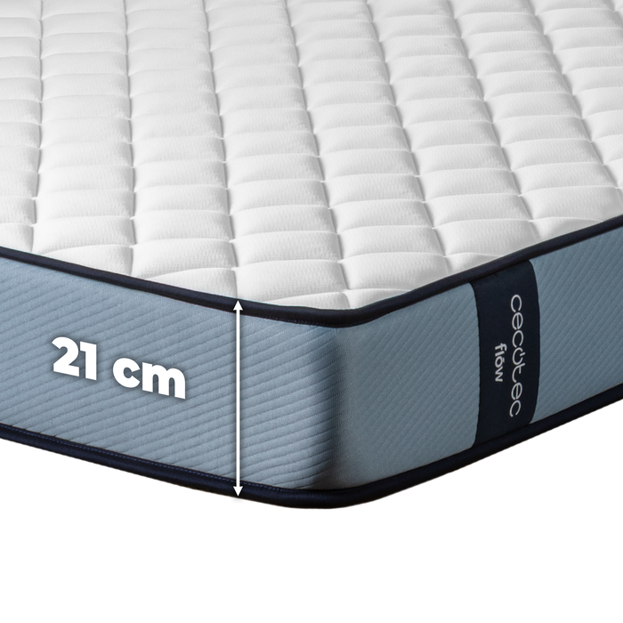 Saltea din spumă Cecotec Flow Viscocare 1900 90X200, 90 × 200 cm, înălțime 21 cm, fermitate ridicată