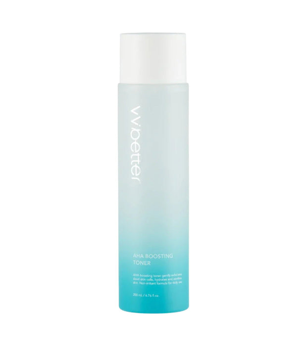 Loțiune tonică VV Better AHA Boosting Toner, hidratantă, exfoliantă, iluminatoare, 200 ml