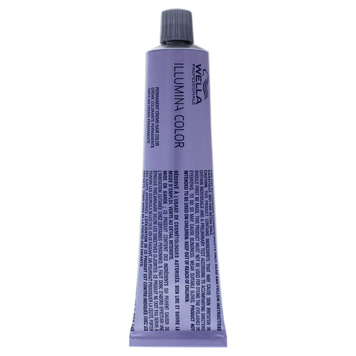 Vopsea permanentă de păr Wella Professionals Illumina Color, nuanța 8/38 Light Blonde Golden Blue, 60 ml