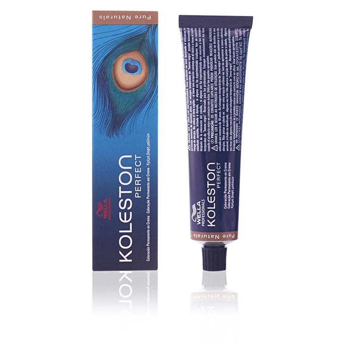 Vopsea permanentă de păr Wella Professionals Koleston Perfect, nuanța 7/01 Medium Blonde Natural Ash, 60 ml