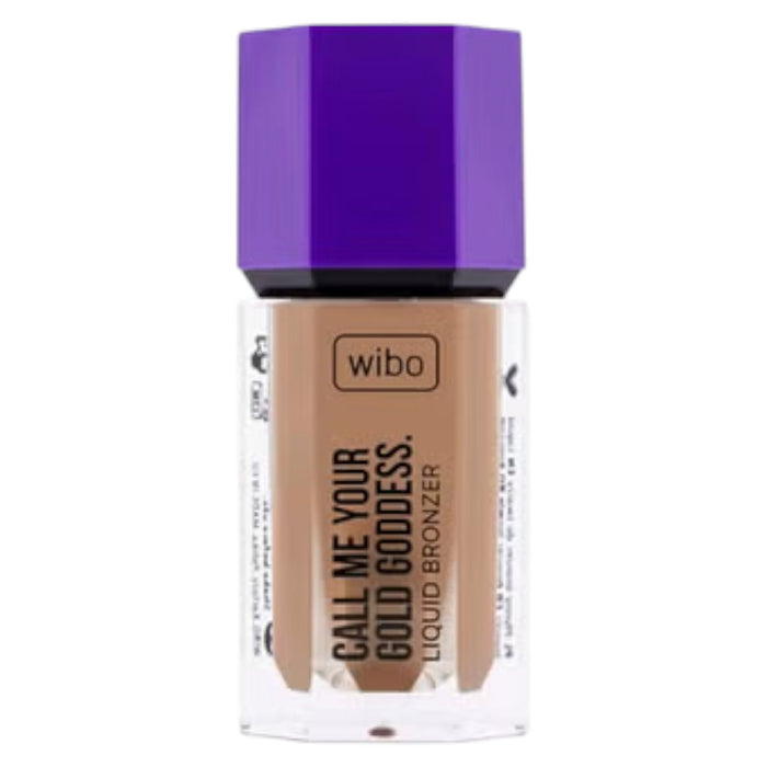 Bronzant lichid Wibo Call Me Your Gold Goddess, nuanța 01 Strălucire Sărutată de Soare, 7 g, tester