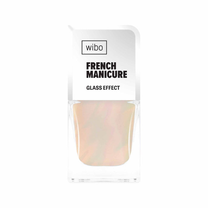 Lac de unghii Wibo French Manicure, efect de sticlă, nuanța 10, 8.5 ml