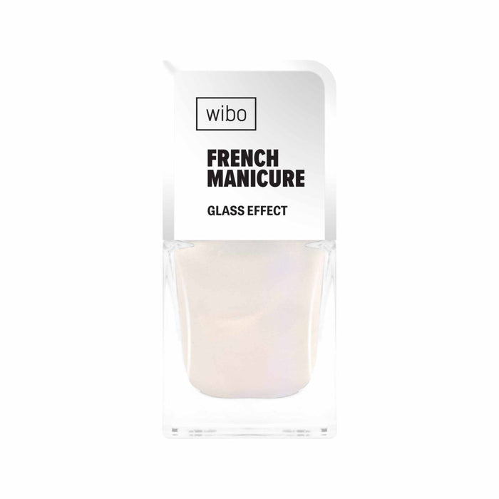 Lac de unghii Wibo French Manicure, efect de sticlă, nuanța 9, 8,5 ml