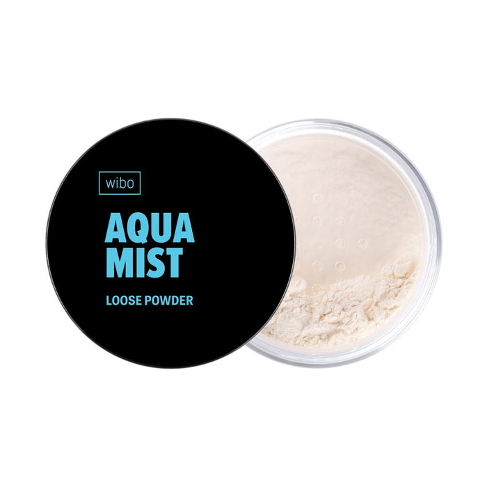 Pudră liberă de fixare Wibo Aqua Mist, cu colagen, efect reparator, 10 g