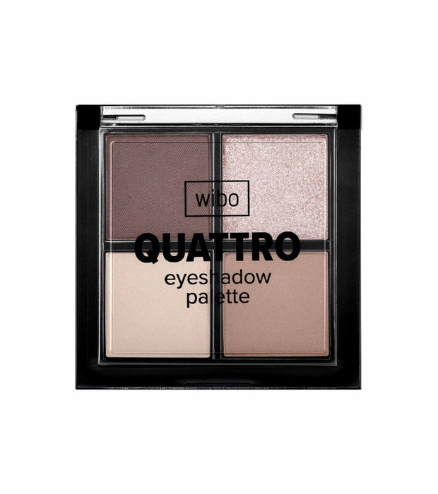 Paletă de farduri de ochi Wibo Quattro, nuanța 02, 4 nuanțe, 6 g