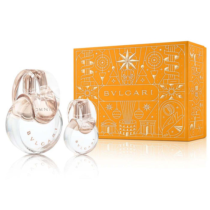 Set Bvlgari Omnia Crystalline, pentru femei: apă de toaletă 100 ml + miniatură 15 ml