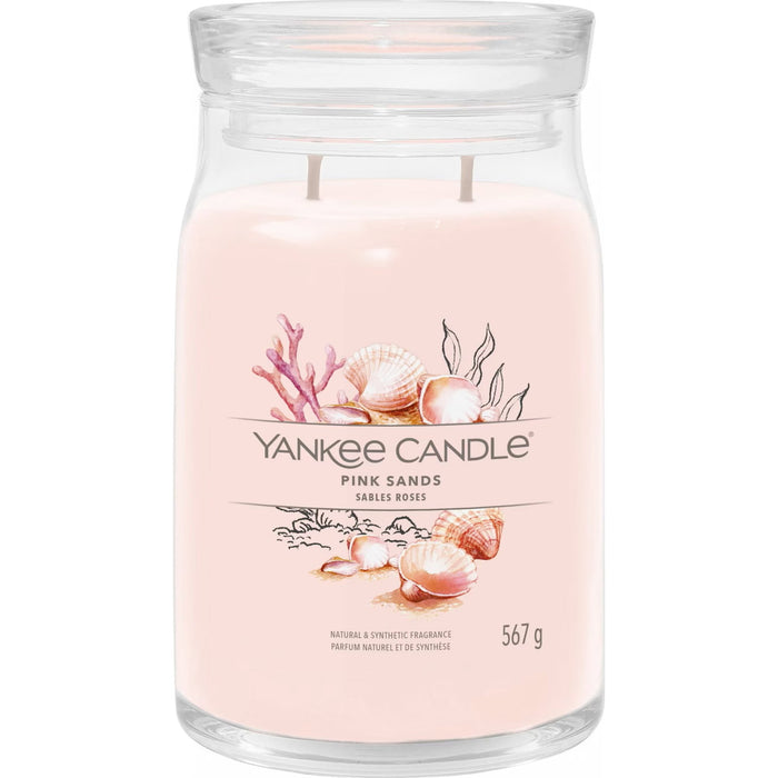 Lumânare parfumată Yankee Candle Pink Sands, 567 g