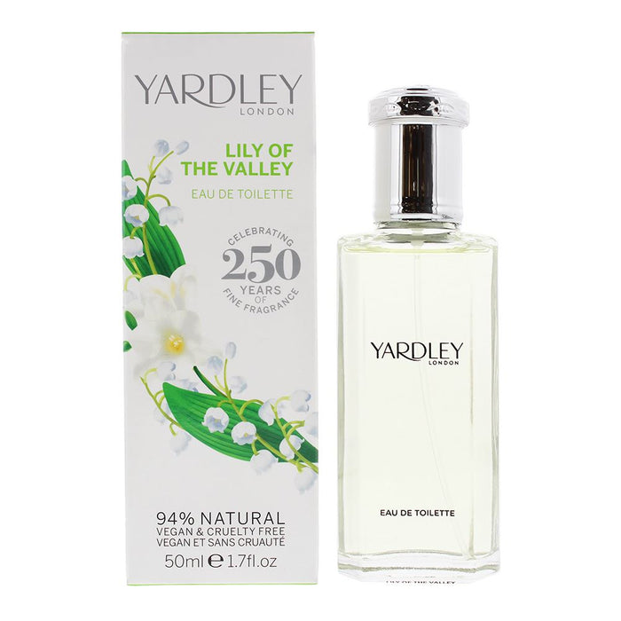 Apă de toaletă Yardley Lily Of The Valley, pentru femei, 50 ml, tester