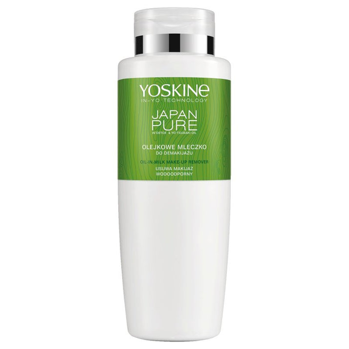 Lapte demachiant Yoskine Japan Pure, tip ulei-lapte, pentru față, 400 ml