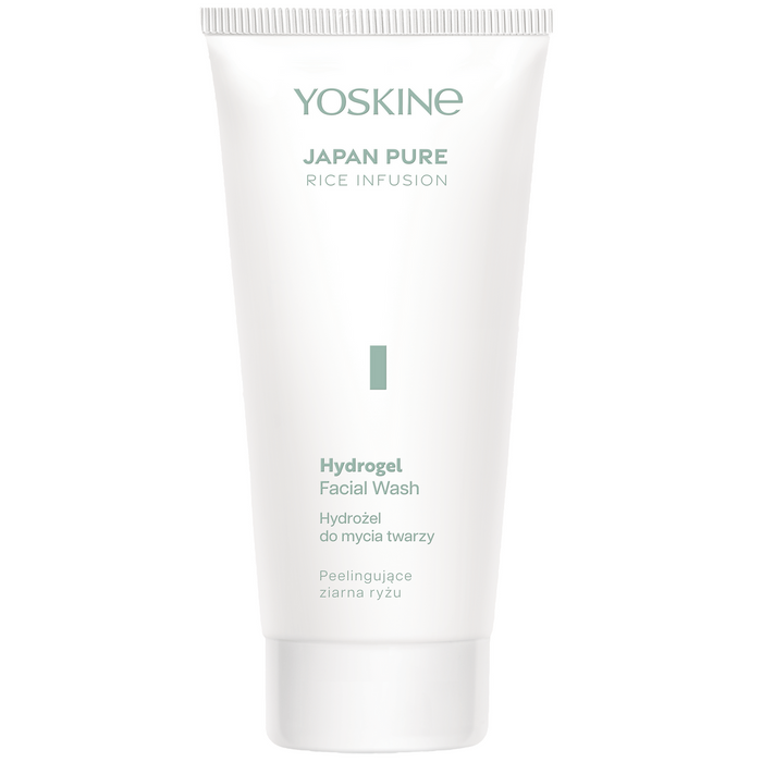 Gel de curățare Yoskine Japan Pure, exfoliant, cu infuzie de orez, pentru față, 150 ml