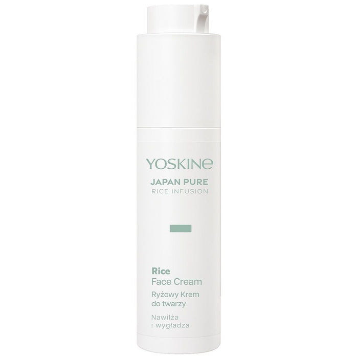 Cremă de față Yoskine Japan Pure, infuzie de orez, hidratare intensă, 50 ml