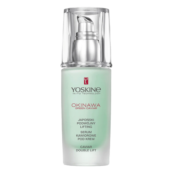 Ser Yoskine Okinawa Green Caviar, pentru față și ochi, cu efect de lifting, 30 ml