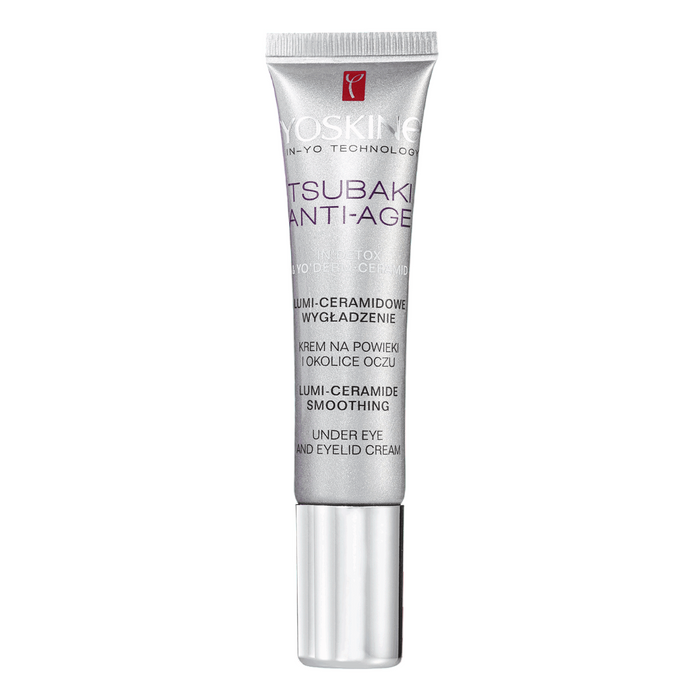 Cremă pentru ochi Yoskine Tsubaki Anti-Age, antiîmbătrânire, netezitoare, 15 ml