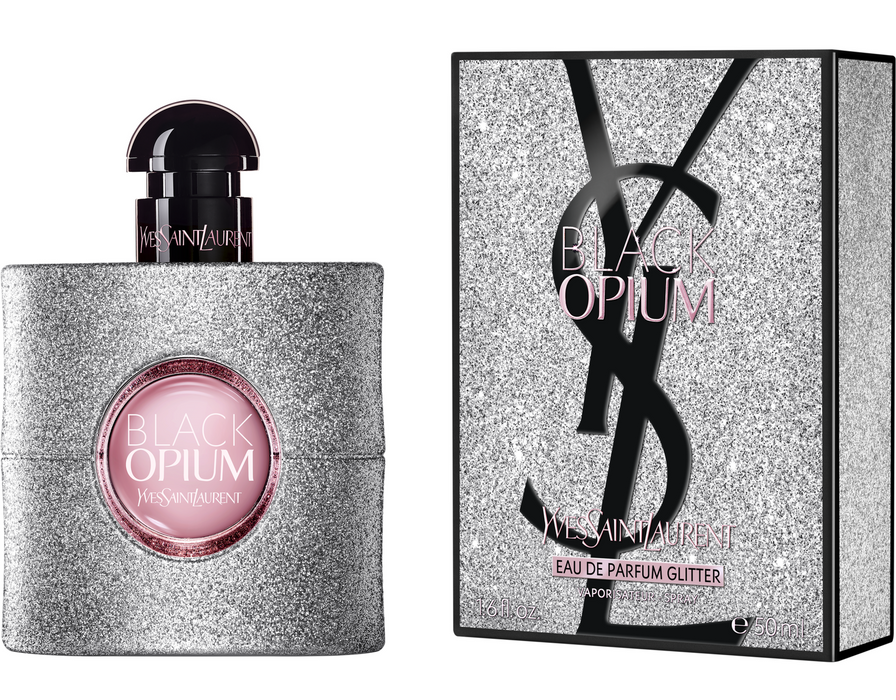 Apă de parfum Yves Saint Laurent Black Opium Glitter, pentru femei, 50 ml