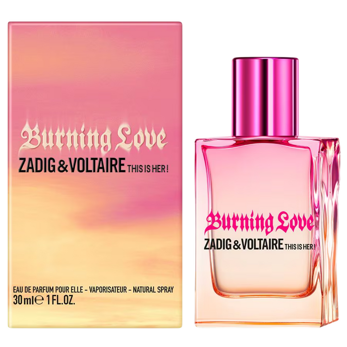 Apă de parfum Zadig & Voltaire This Is Her! Burning Love Limited Edition, pentru femei, 30 ml