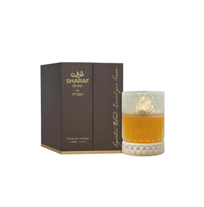 Extract de parfum Zimaya Sharaf Divine, unisex, 100 ml