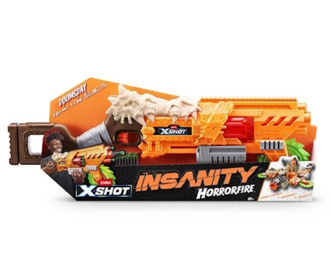 Blaster de jucărie Zuru X-Shot Insanity Horrorfire Doomsday